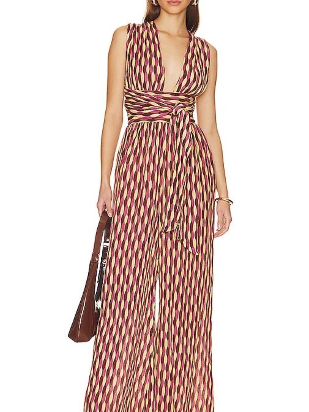 NWT Women’s Faithfull the Brand Vacanza Sleeveless Jumpsuit